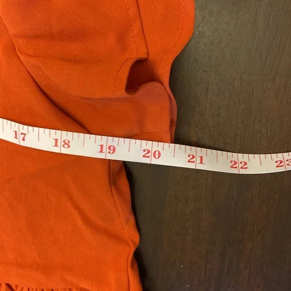 Ruffle Sleeve Button-Front Babydoll Dress – Size Medium 🧡 - Picture 6 of 10